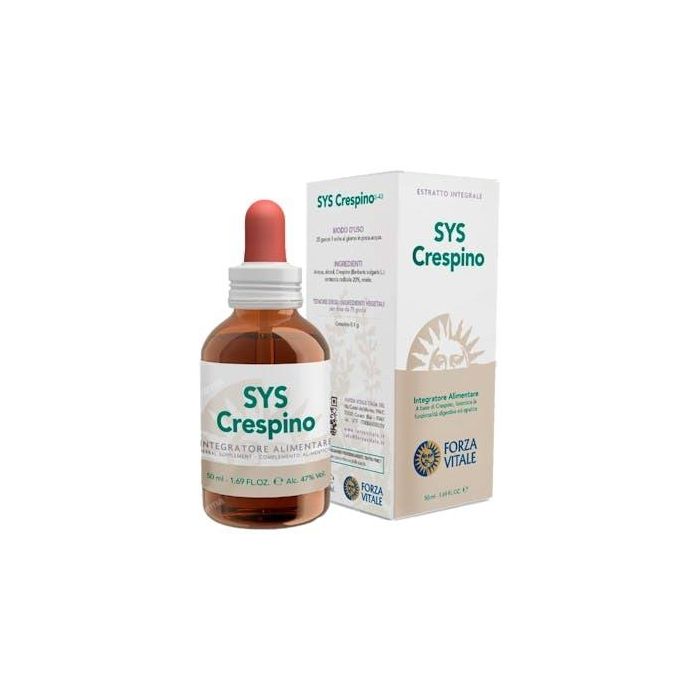 FORZA VITALE Crespino 50ml Gotas para la funcionalidad Digestiva y Hepática