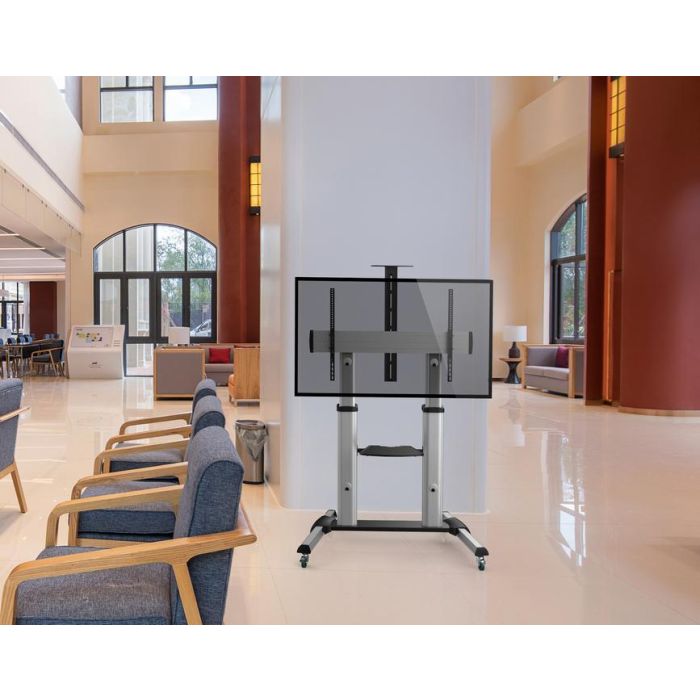 Equip Soporte Suelo Con Ruedas TV EQ650605 Aluminio hasta 100" 100kg 7