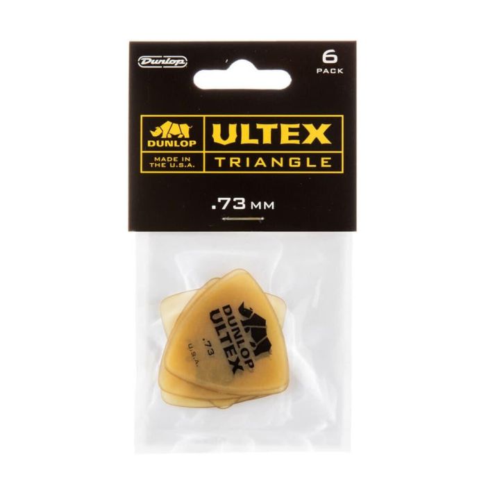 Dunlop Púas Ultex Triangle Amber 0.73 Mm - Pack 72 Unidades 3