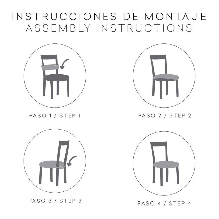 Funda para Silla Eysa ROC Marrón 50 x 5 x 50 cm 2 Unidades 3 Funda para Silla Eysa ROC Marrón 50 x 5 x 50 cm 2 Unidades 3