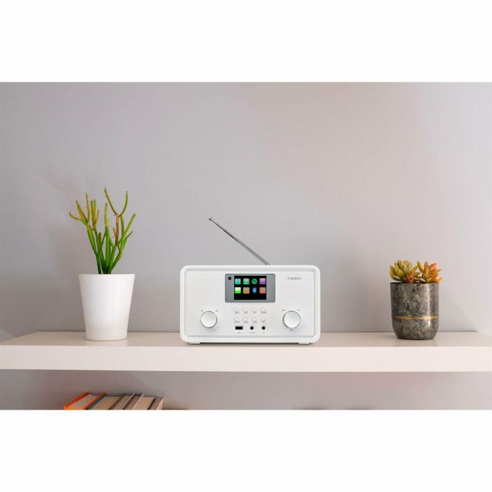 Medion MED1717434079310 Radio por Internet DAB+ Bluetooth 2 x 10 W RMS Blanco 6 Medion MED1717434079310 Radio por Internet DAB+ Bluetooth 2 x 10 W RMS Blanco 6