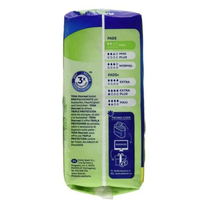 Tena Lady DISCREET Compresas Incontinencia Mini 24 Unidades - Ultradelgadas con MicroPROTEXT, Triple Acción Anti-Olores y Fugas 2