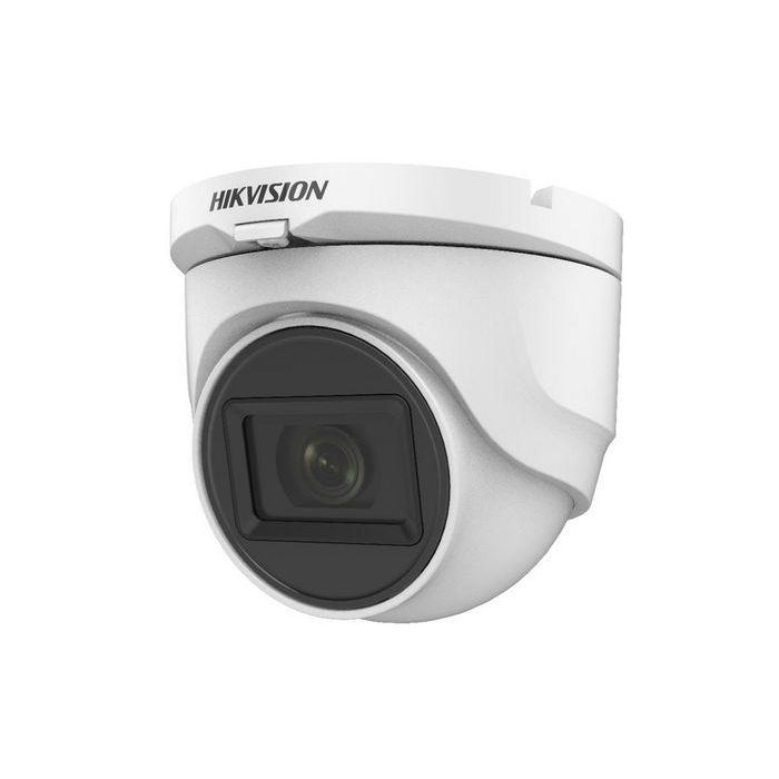 Hikvision Cámara HD Turret 2MP 2.8mm IR30 EXIR IP67 4en1 para exteriores, compatible TVI/AHD/CVI/CVBS