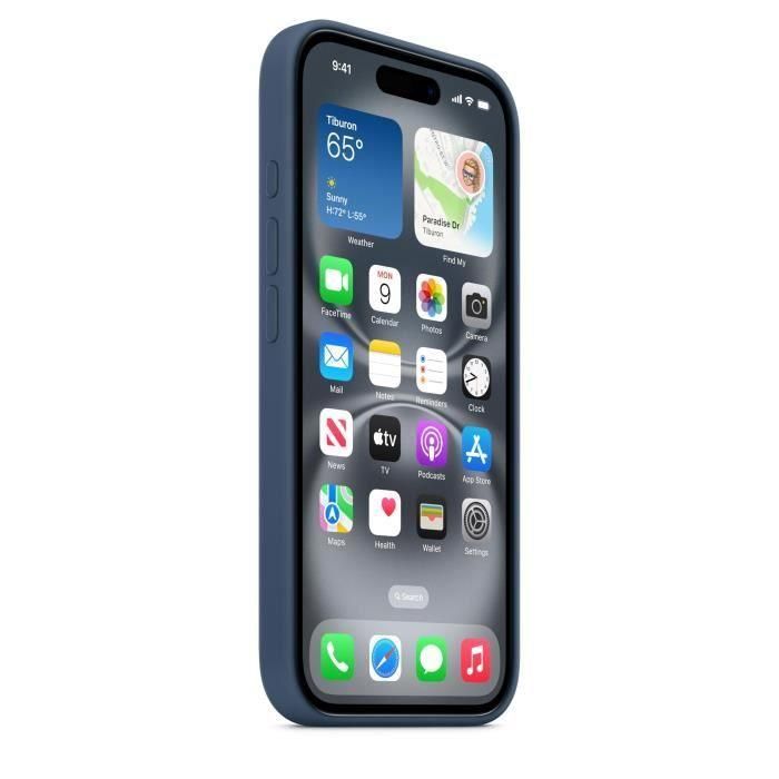 APPLE iPhone 16 - Funda de silicona con MagSafe - Mezclilla 4 APPLE iPhone 16 - Funda de silicona con MagSafe - Mezclilla 4