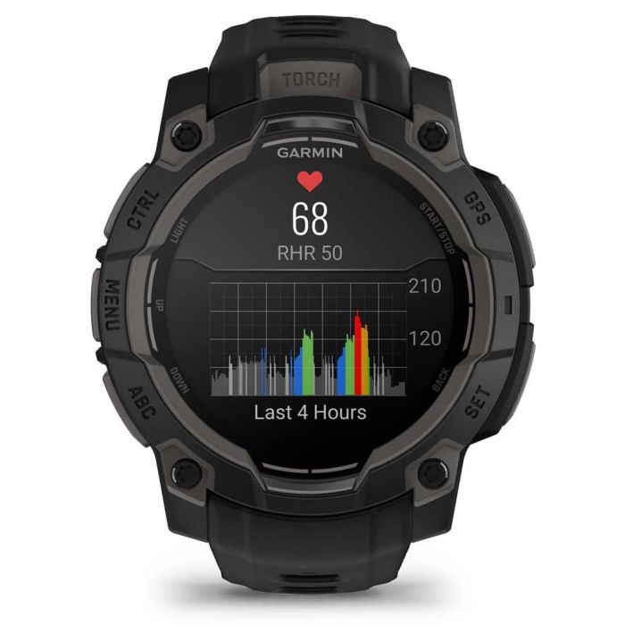 Garmin Instinct 3 AMOLED 45mm Negro Reloj Inteligente Deportivo GPS con Pantalla Táctil y Monitor de Frecuencia Cardíaca 7
