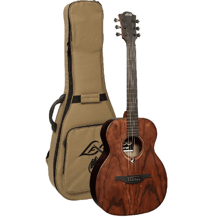 LAG Guitarra Acústica Travel Sauvage Natural Satinado Brankowood Eucalipto 600mm 9 LAG Guitarra Acústica Travel Sauvage Natural Satinado Brankowood Eucalipto 600mm 9