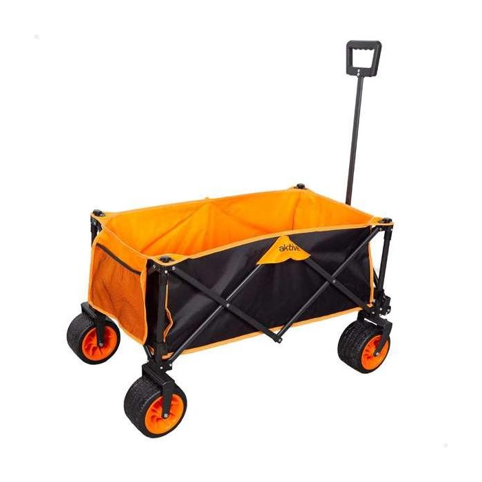 Carro de playa plegable 86x44x53/108 cm ruedas 17x10cm Carro de playa plegable 86x44x53/108 cm ruedas 17x10cm