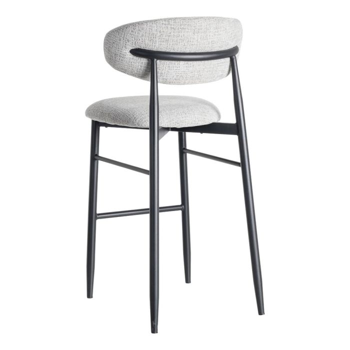 Taburete 75 cm Gris Tejido-Metal 54 X 52 X 105 cm