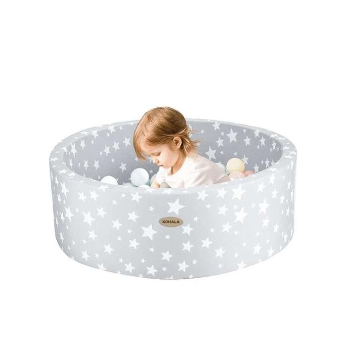 Ociotrends Piscina de Bolas para Niños con 100 Bolas 90x90x30 cm 5