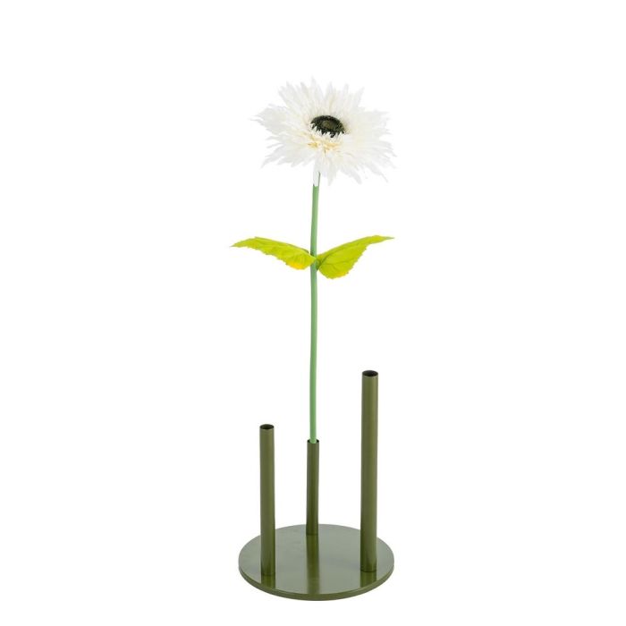 Flor Gerbera Blanco Artificial 25 X 25 X 100 cm