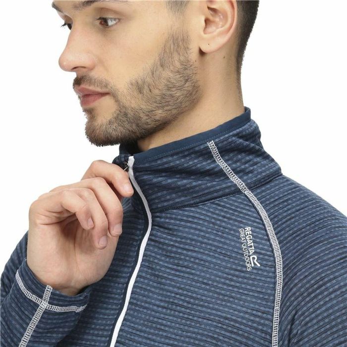 Camiseta de Manga Larga Hombre Regatta Yonder Half-Zip Azul oscuro 2