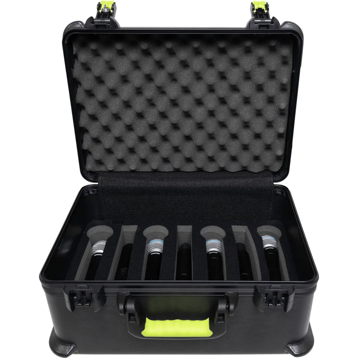 SBG Estuche de Transporte para 7 Micrófonos HF y Accesorios, Cierre TSA para Viaje 5