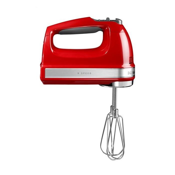 Kitchenaid 5KHM9212 EER Batidora Amasadora Roja con 9 Velocidades, Versátil y Compacta para Cocina 8