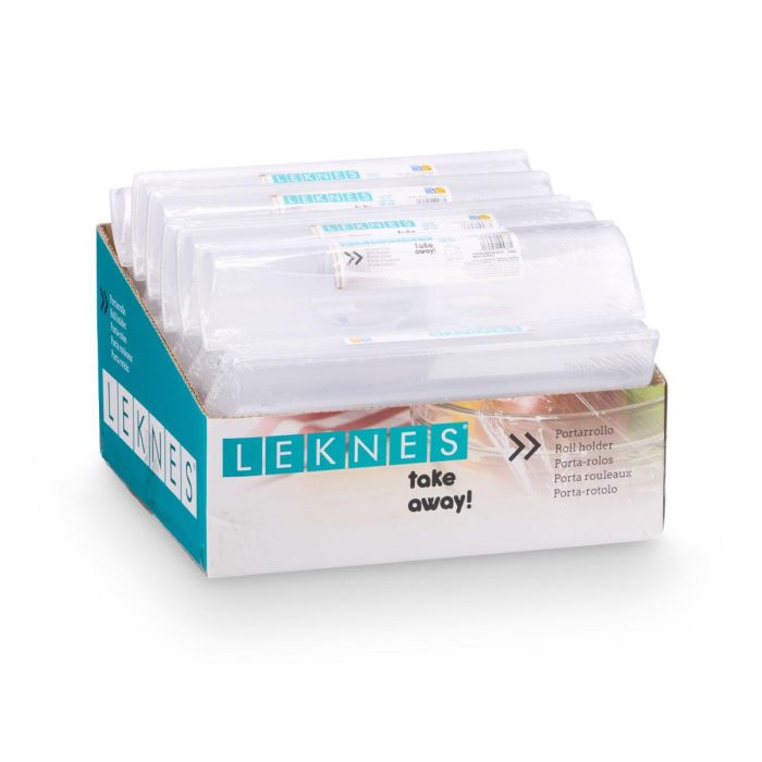 Portarrollo Film Transparante Leknes 33X5CM (24 Unidades) 1 Portarrollo Film Transparante Leknes 33X5CM (24 Unidades) 1