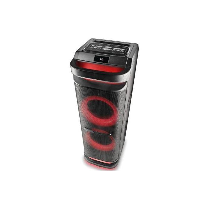 NGS Altavoz Bluetooth Portátil Wild Space 3 4000W con Luces LED y TWS para Fiestas y Karaoke