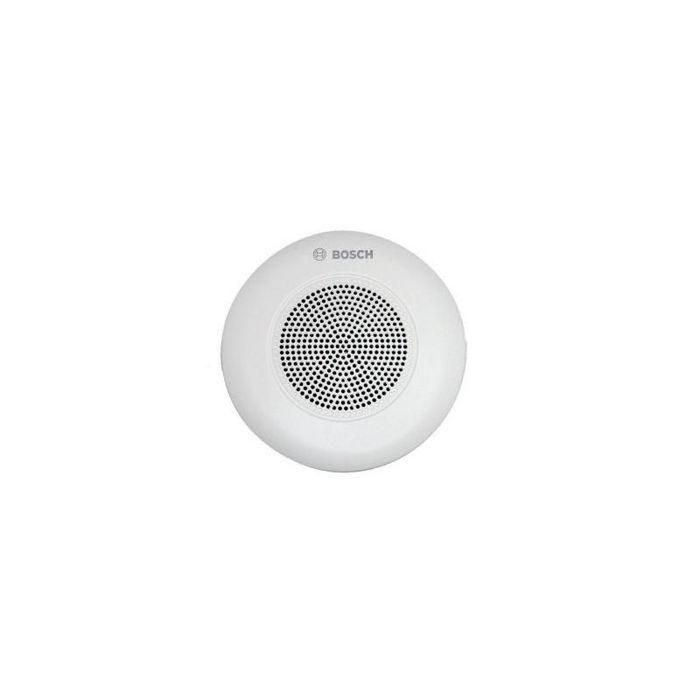 Bosch Altavoz de techo compacto 6W 2" blanco IP44 para voz/música en ambientes húmedos y salinos