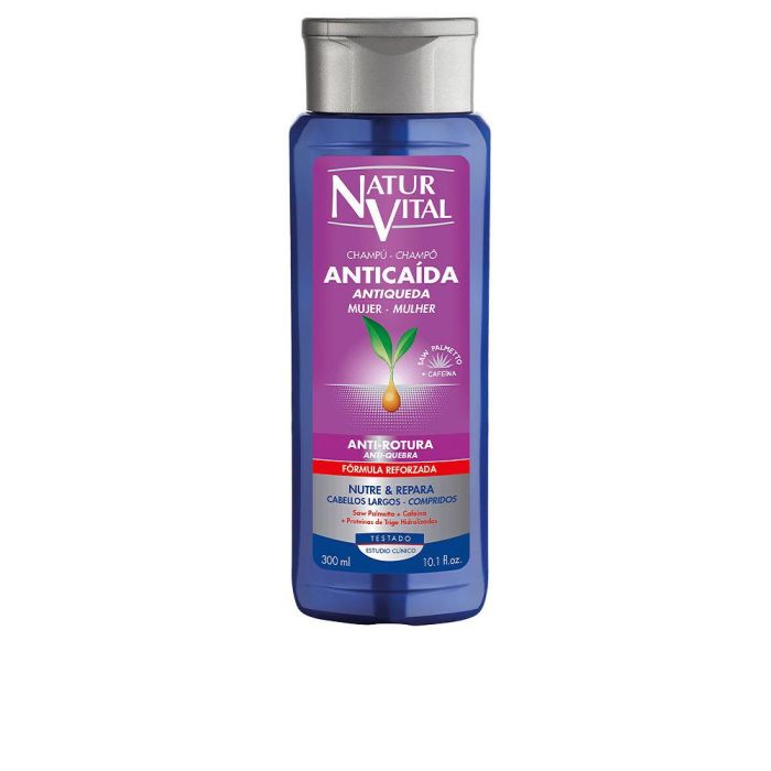 Natur Vital Champú Anticaída Antirotura para Mujer - Fortalece y Protege el Cabello - 300 ml 0 Natur Vital Champú Anticaída Antirotura para Mujer - Fortalece y Protege el Cabello - 300 ml 0
