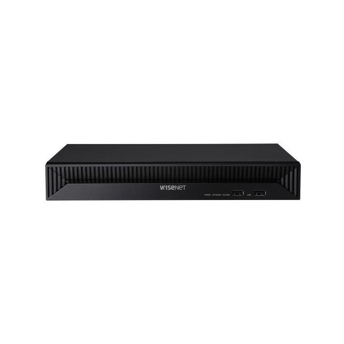 Hanwha Grabador IP 8 Canales QRN-830S 8MP hasta 1 HDD 80Mbps 1TB 2