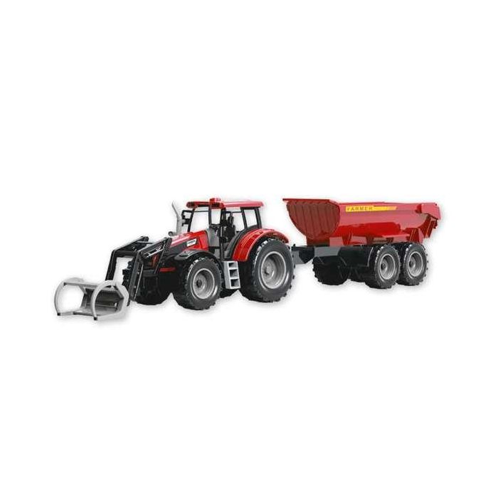 Tractor con remolque 52x9x7,5cm - modelos surtidos 5