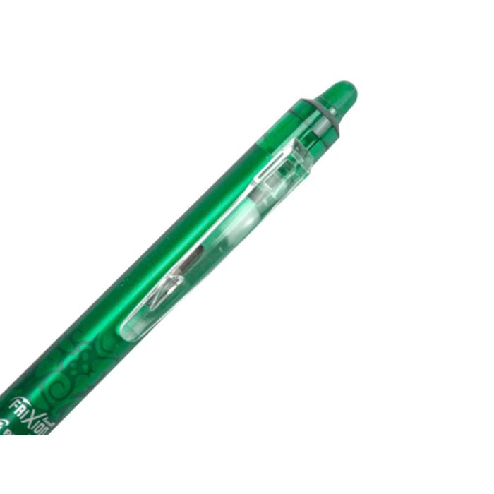 Boligrafo Pilot Frixion Clicker Borrable 0,7 mm Color Verde 12 unidades 3