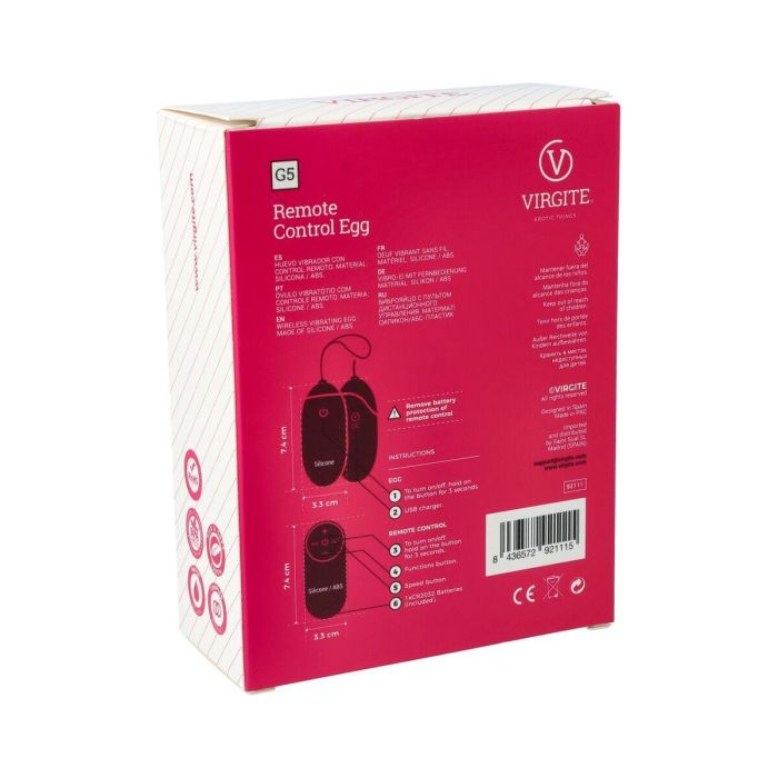 Huevo Vibrador Virgite Negro 2 Huevo Vibrador Virgite Negro 2