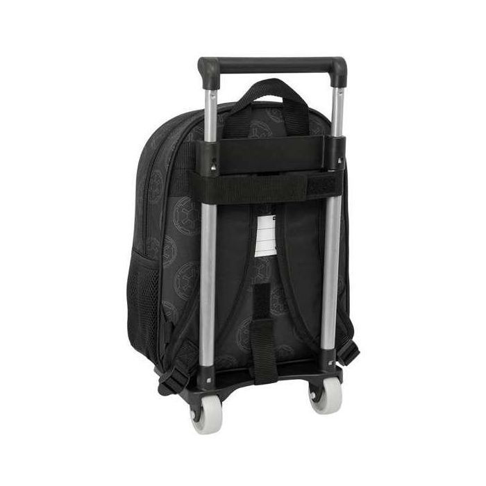 Mochila Escolar con Ruedas Star Wars Rebellion Negro 27 x 33 x 10 cm 1