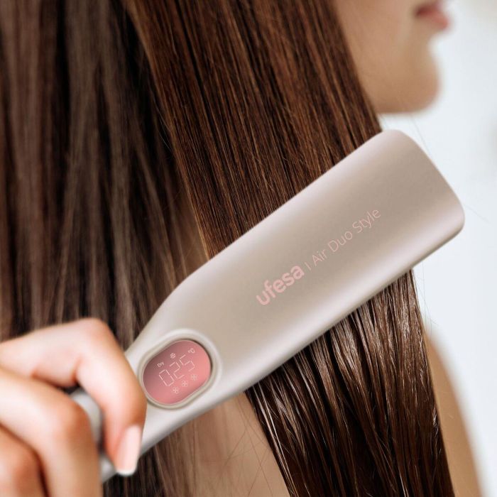 Plancha de Pelo UFESA AIR DUO STYLE Negro 1200 W 1