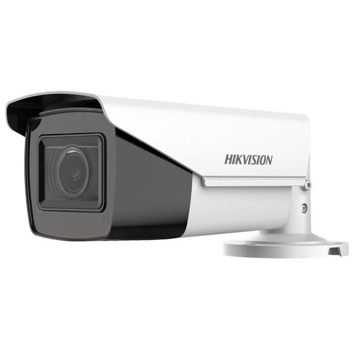 Hikvision Cámara HD Bullet 5MP 2.7-13.5mm Varifocal Motorizada IR80 WDR IP67 12/24V - Ultra Baja Iluminación