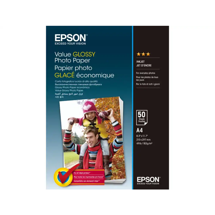 Epson Papel Fotográfico Brillo A4 183gr Pack 20 Hojas 1