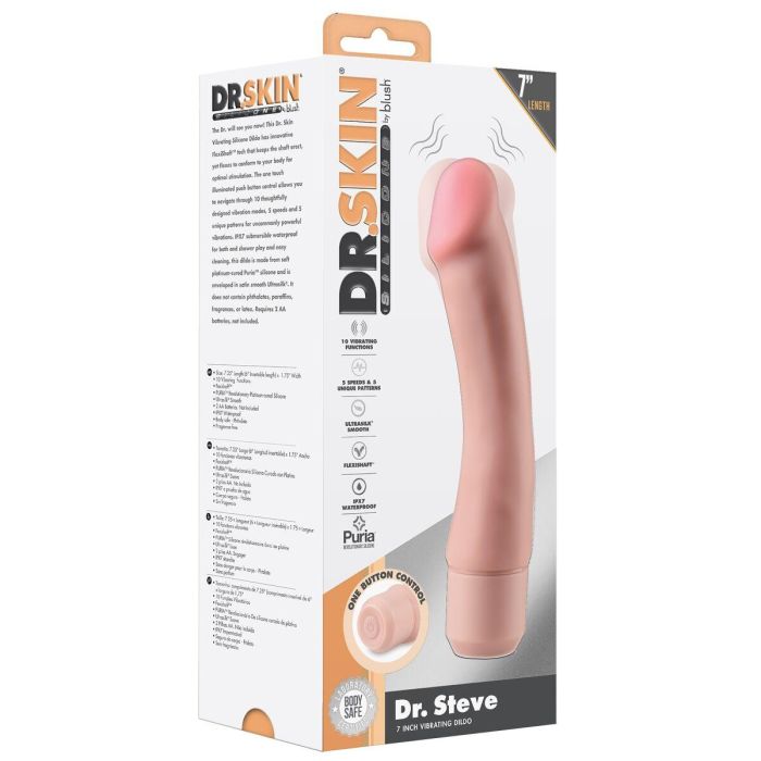 Consolador Realista Blush Dr Skin Silicona ABS Ø 4 cm 1