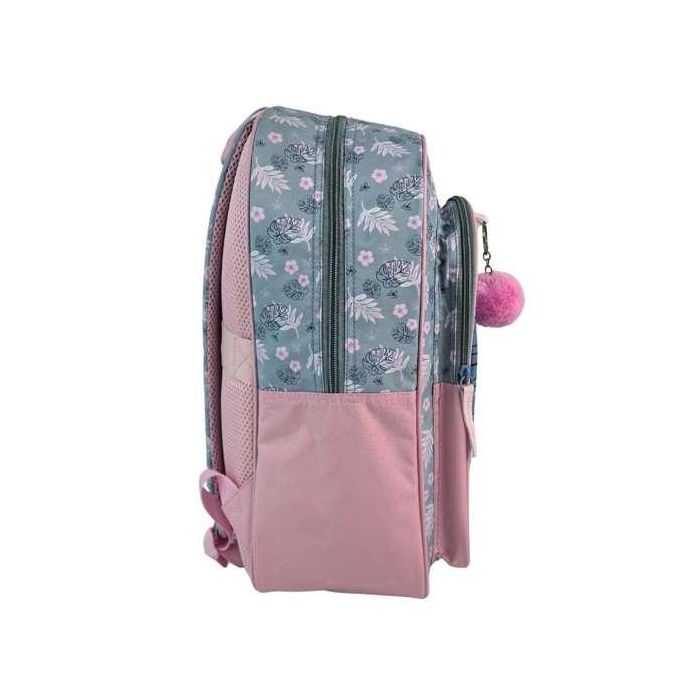 Stitch pink mochila primaria doble compartimento (gran capacidad), adaptable a carro). con accesorio pom-pom.42 x 31 x 13.5 cm. 1 Stitch pink mochila primaria doble compartimento (gran capacidad), adaptable a carro). con accesorio pom-pom.42 x 31 x 13.5 cm. 1