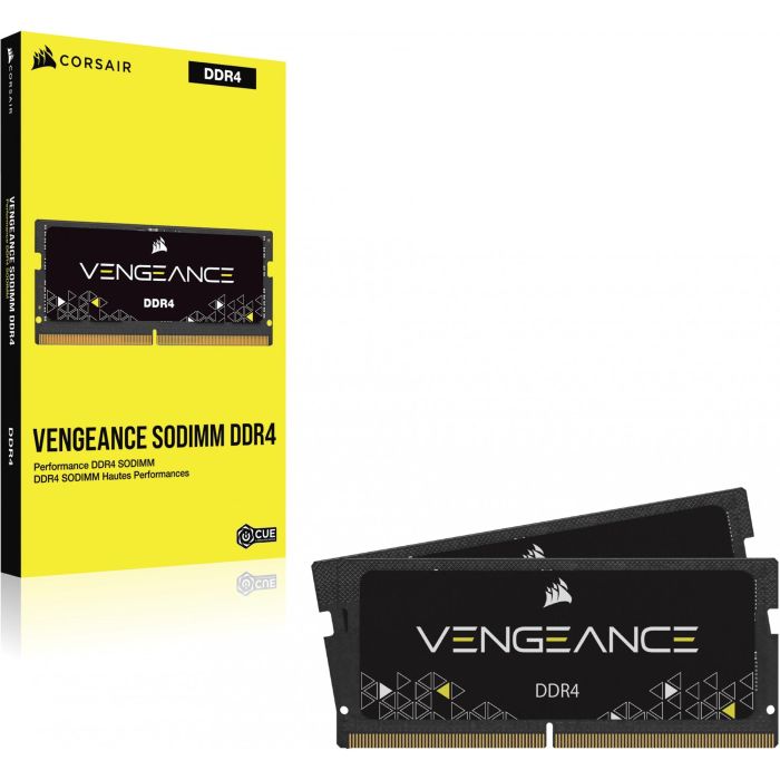 Corsair CMSX16GX4M2A2666C18 16 GB (2x 8 GB) SO-DIMM DDR4 2666MHz Vengeance Dual Kit Negro 2