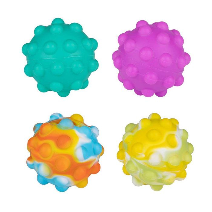 Eddy Toys Pelota Antiestrés Burbujas ø7cm Colores Surtidos 1
