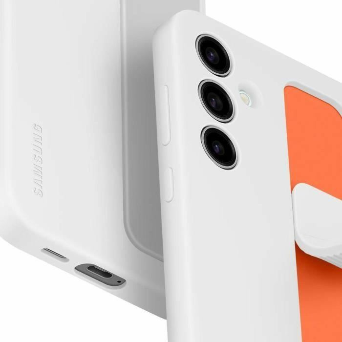Samsung SAM1735460742070 Funda para Galaxy S25+ con Correa y Soporte, Color Blanco 4