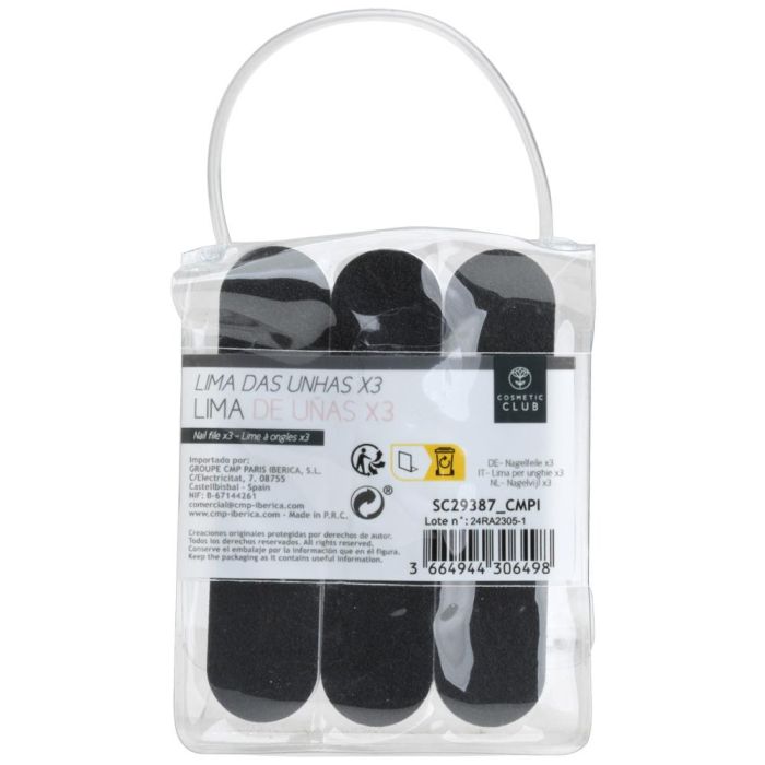 Cosmetic Club Juego De 3 Limas De Uñas Set So Girly / Make Up 1