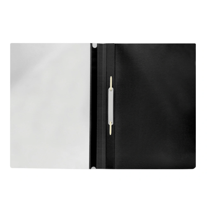 Q-connect Carpeta Dossier Fastener Plástico PVC DIN A4 Negra 5