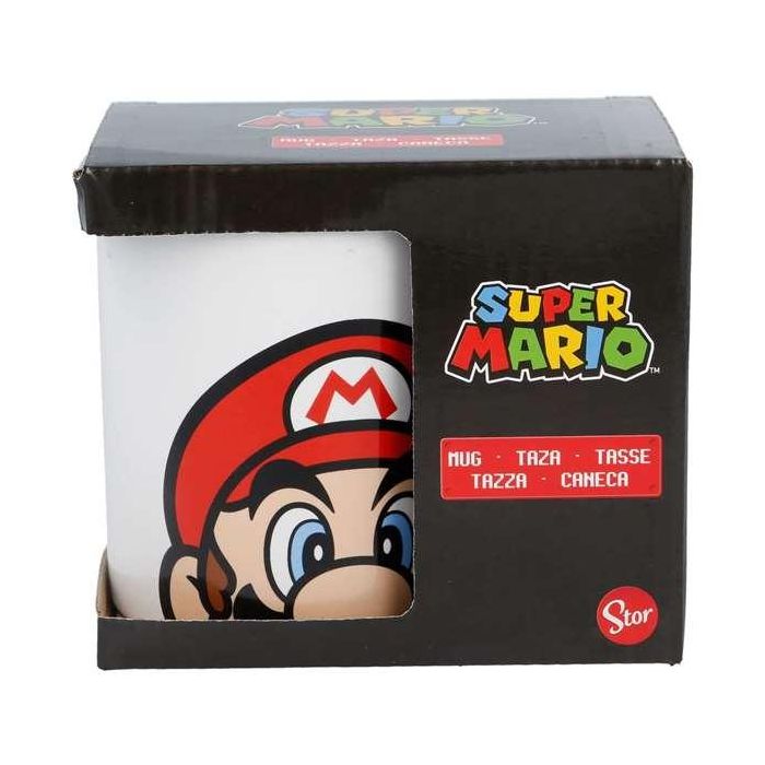 Stor Taza Cerámica Super Mario Bros 325 ml con Licencia Oficial, Presentación en Caja Regalo y Modelos Surtidos Aleatorios 1 Stor Taza Cerámica Super Mario Bros 325 ml con Licencia Oficial, Presentación en Caja Regalo y Modelos Surtidos Aleatorios 1