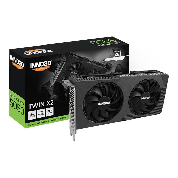 Inno3D Tarjeta Gráfica GeForce RTX 5050 Twin X2 8GB GDDR6 2