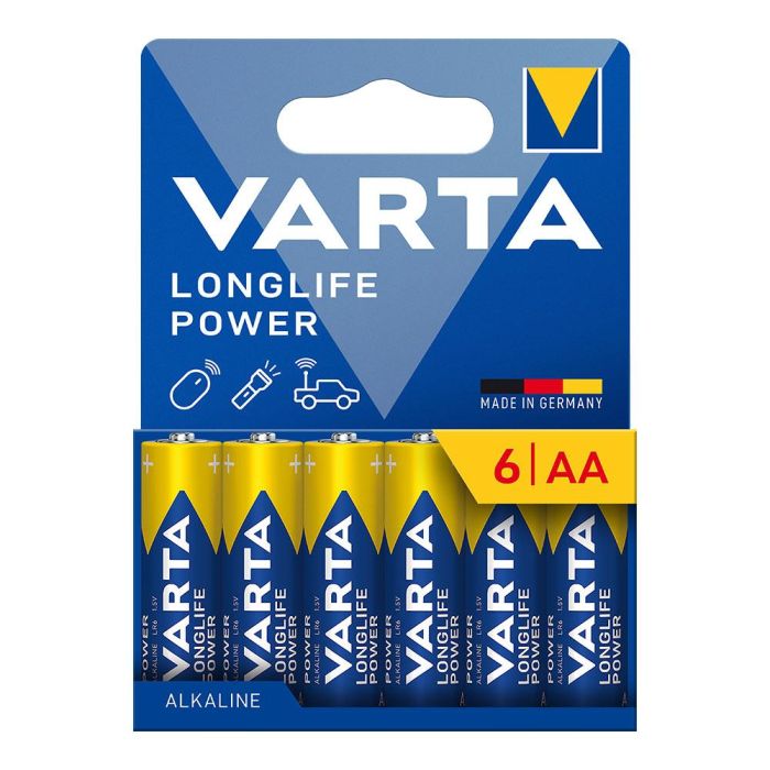 Pila alkalina longlife power aa - lr06 (blister cartón 6 unidades) ø14,5 x 50,5 mm Pila alkalina longlife power aa - lr06 (blister cartón 6 unidades) ø14,5 x 50,5 mm