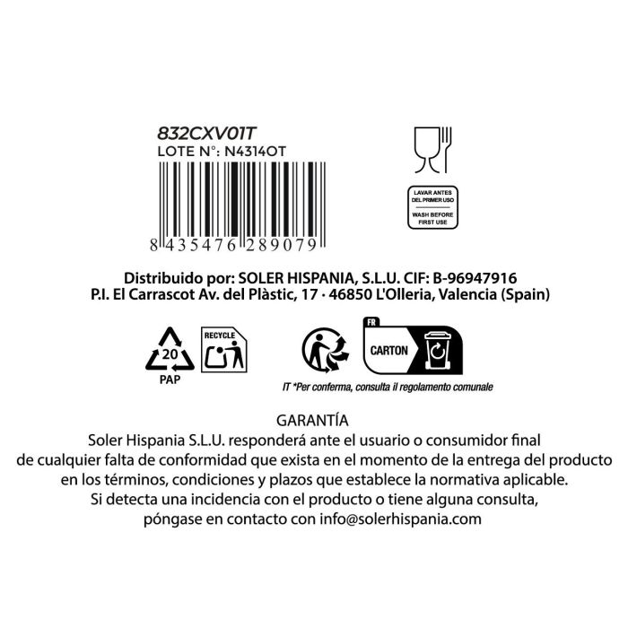 Vaso Spica 290 cc verde - Inde (48 Unidades) 8 Vaso Spica 290 cc verde - Inde (48 Unidades) 8