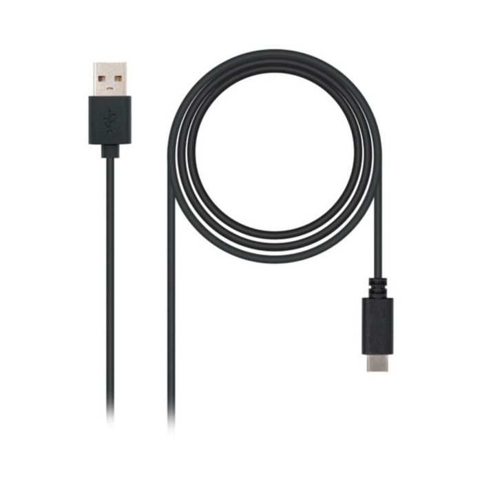 Cable USB A a USB C NANOCABLE 10.01.210 Negro 0 Cable USB A a USB C NANOCABLE 10.01.210 Negro 0