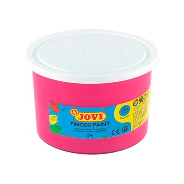 Jovi Pintura De Dedos Finger Paint Bote 500 mL Unicolor Magenta