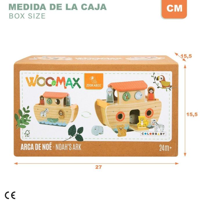 Juguete de bebé Woomax Animales (6 Unidades) 2 Juguete de bebé Woomax Animales (6 Unidades) 2