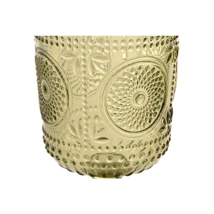 Copa Colonial DKD Home Decor Verde 8 x 15.5 x 8 cm Set de 6 2