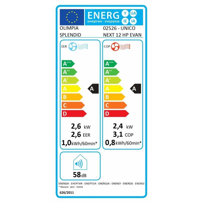 Aire Acondicionado Olimpia Splendid 02526 Blanco 1