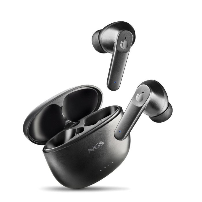 Auriculares Bluetooth NGS Ártica Hush con estuche de carga/ Autonomía 4h/ Negros 1 Auriculares Bluetooth NGS Ártica Hush con estuche de carga/ Autonomía 4h/ Negros 1