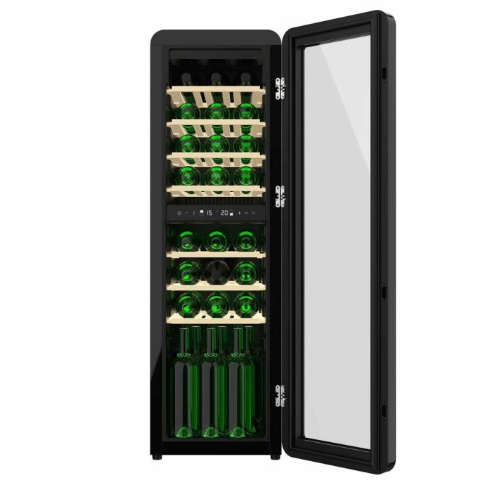 Cecotec Vinoteca GrandSommelier Origin Duo 30, 30 botellas, doble zona, LED, NoFrost, negro 10