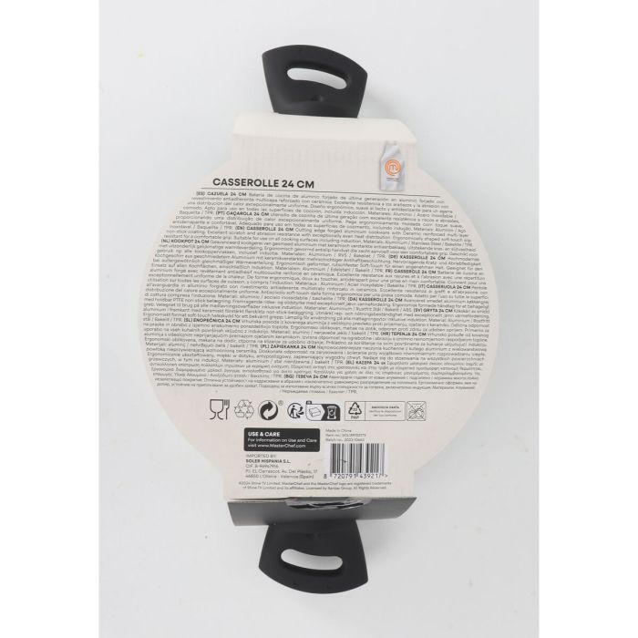 Cacerola Con Tapa MasterChef 24 cm (4 Unidades) 2 Cacerola Con Tapa MasterChef 24 cm (4 Unidades) 2