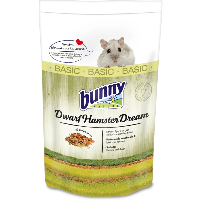 Bunny Nature Alimento Sueño Basico Hamster Enano 400 gr