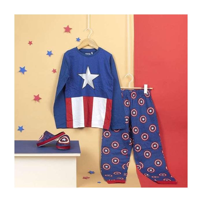 Pijama Infantil The Avengers Rojo 10 Años 5 Pijama Infantil The Avengers Rojo 10 Años 5